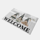 Gnomen en herten welkom deurmat (Schuin)