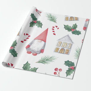 GNOMEN EN KANDY KANE CHRISTMAS WRAPPINGPAPIER CADEAUPAPIER