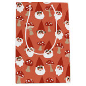 Gnomen en paddenstoelen Gift Bag Medium Cadeauzakje (Voorkant)