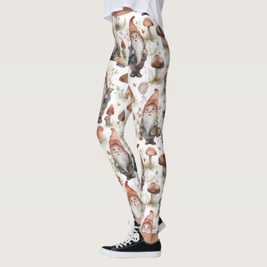 Gnomen en paddenstoelen Leggings - Schattige (Links)