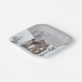 Gnomen en Trees Papieren Bordje (Gebogen)