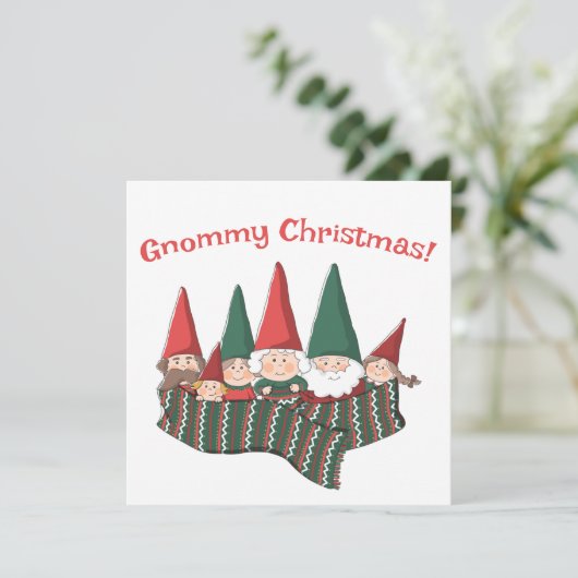 Gnomen familie - Kaart (Staand voorkant)
