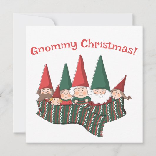 Gnomen familie - Kaart (Voorkant)