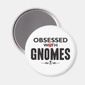 Gnomen geobsedeerd magneet (Voorkant / Achterkant)
