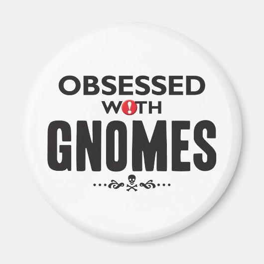 Gnomen geobsedeerd magneet (Voorkant)