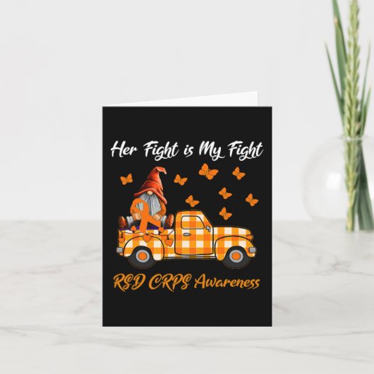 Gnomen Haar gevecht is mijn gevecht RSD CRPS Aware Kaart (Voorkant)