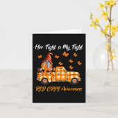 Gnomen Haar gevecht is mijn gevecht RSD CRPS Aware Kaart (Gele Bloem)