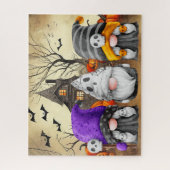 Gnomen Halloween Puzzel Legpuzzel (Verticaal)