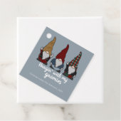 Gnomen Hangin met My Gnomies Holiday Bedankjes Labels (In situ)