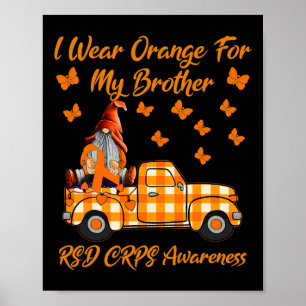 Gnomen Ik Draag Sinaasappel voor mijn broer RSD CR Poster
