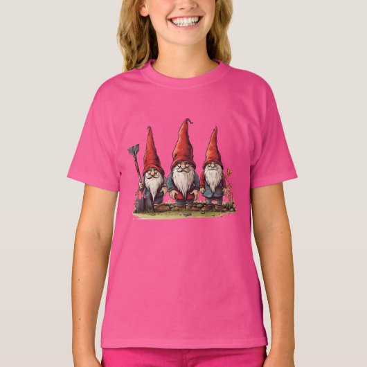 Gnomen in Bloei: Lente T-shirt (Voorkant)