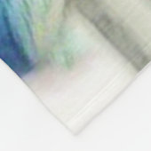 Gnomen in de sneeuw waterverf schilderij fleece deken (Hoek)