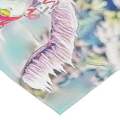 Gnomen in de sneeuw waterverf schilderij korte tafelloper (Hoek)