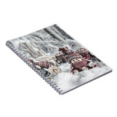 Gnomen in een Notitieboek op het winterterrein (Rechterzijde)