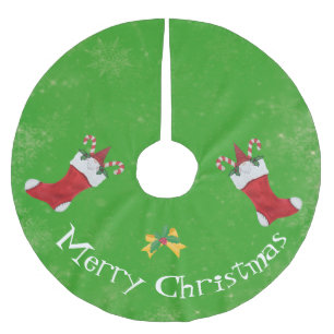 Gnomen in Rode Kerstmis Kousen Candy Cane Green Kerstboom Rok