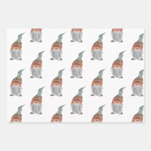 Gnomen inpakpapier vellen - set van 3 (Voorkant 3)