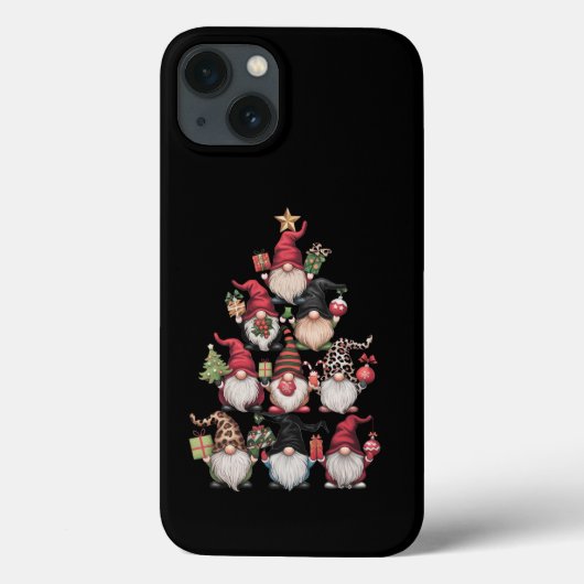 Gnomen Kerstboom Grappige Xmas Feestdagen Case-Mate iPhone Case (Achterkant)