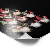 Gnomen Kerstboom Grappige Xmas Feestdagen Foto Afdruk (Hoek)