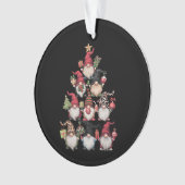 Gnomen Kerstboom Grappige Xmas Feestdagen Ornament (voorkant)