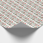 Gnomen Kerstkleding Cadeaupapier (Hoek)