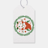 Gnomen Merry Christmas Gift label Cadeaulabel (Achterkant)