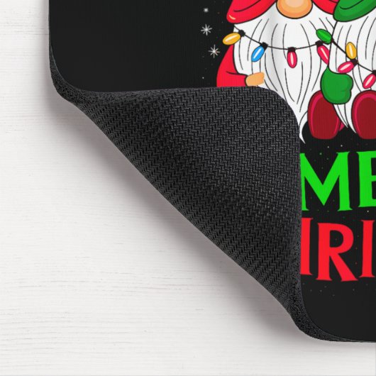 Gnomen Merry Christmas Matching Muismat (Hoek)