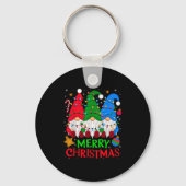Gnomen Merry Christmas Matching Sleutelhanger (Voorkant)