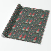 Gnomen-pakpapier Cadeaupapier (Uitgerold)