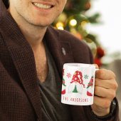 Gnomen Persoonlijke Kerstmis Koffiemok
