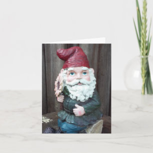 Gnomen Photo Folded Note Kaart