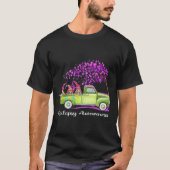 Gnomen rijden op vrachtwagen Epilepsiebewustzijn T-shirt (Voorkant)