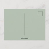  gnomen rond een klok gelukkig nieuwjaar briefkaart (Achterkant)