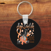 Gnomen RSD CRPS Awareness Hope Love Cure Fighter O Sleutelhanger (Voorkant)