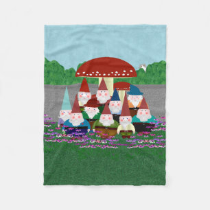 Gnomen Small Fleece Blanket Deken