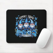 Gnomen Support Squad Blue Gnomes Diabetes Awarenes Muismat (Met muis)