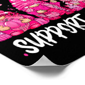 Gnomen Support Squad Breast Cancer Awareness Mont Poster (Hoek)