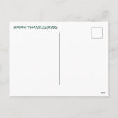 Gnomen Thanksgiving Holiday Card Feestdagenkaart (Achterkant)