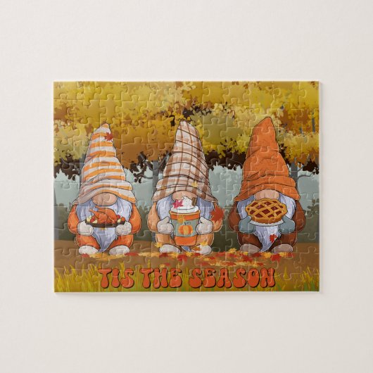 Gnomen Thanksgiving Puzzle Legpuzzel (Horizontaal)