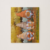 Gnomen Thanksgiving Puzzle Legpuzzel (Verticaal)