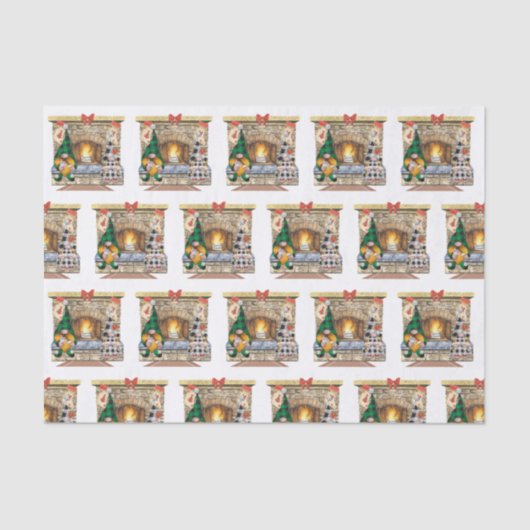 Gnomen thuis tissuepapier (Voorkant)