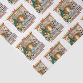 Gnomen thuis tissuepapier (Detail)