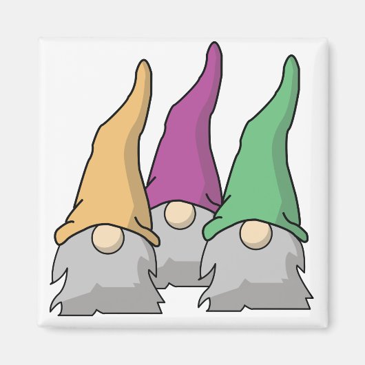 Gnomen - Tomten Magneet (Voorkant)