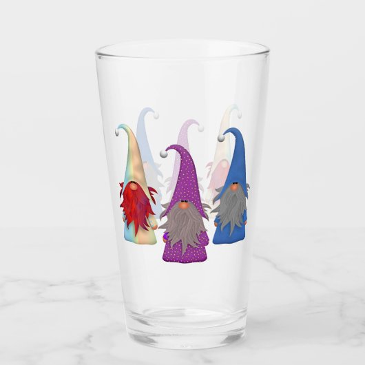 Gnomen Trio Drink glas (Voorkant)