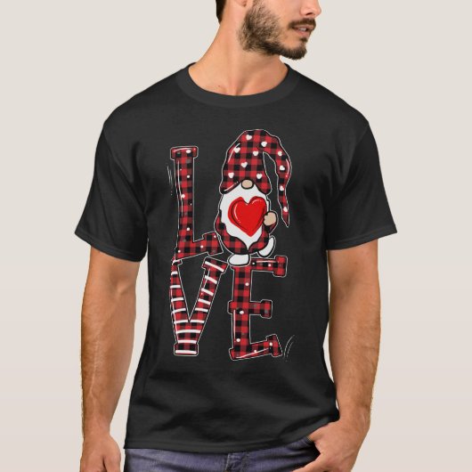 Gnomen Valentijnsdag Couple Matching - Gnomen Va T-shirt (Voorkant)