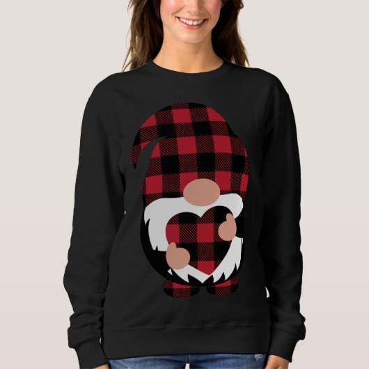 Gnomen Valentijnsdag Love Leopard Buffalo Pset Trui (Voorkant)