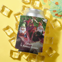 Gnomen van de tuin u het Aantal Gnome toevoegen de Blikjeskoeler