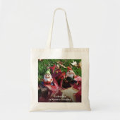 Gnomen van de tuin u het Aantal Gnome toevoegen de Tote Bag (Voorkant)