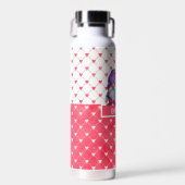 Gnomen van valentijnen en hartpatronen op maat waterfles (Voorkant)