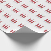 Gnomen voor kerstinpakpapier cadeaupapier (Hoek)