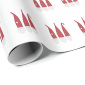 Gnomen voor kerstinpakpapier cadeaupapier (Rol Hoek)